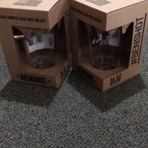 Set of 2 Benshot 16 oz pint glasses